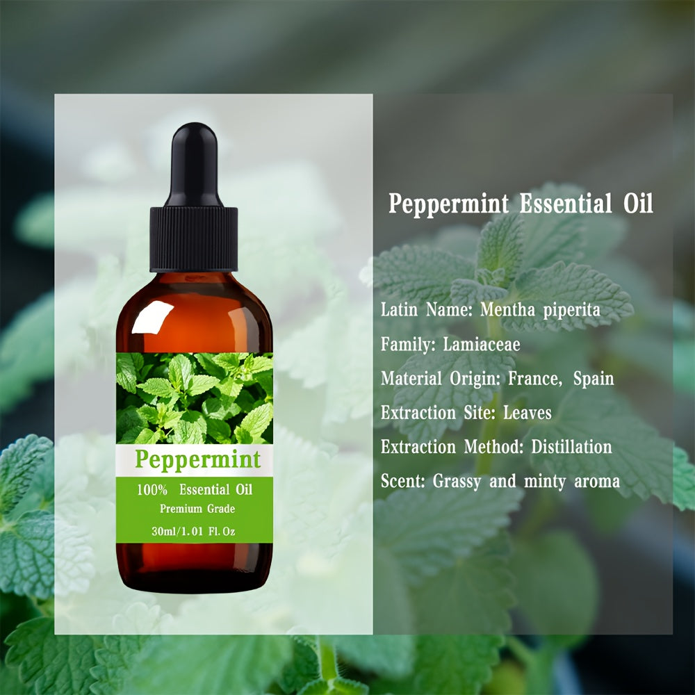 Peppermint Essential Oil, 30ml/1.01 Fl.Oz