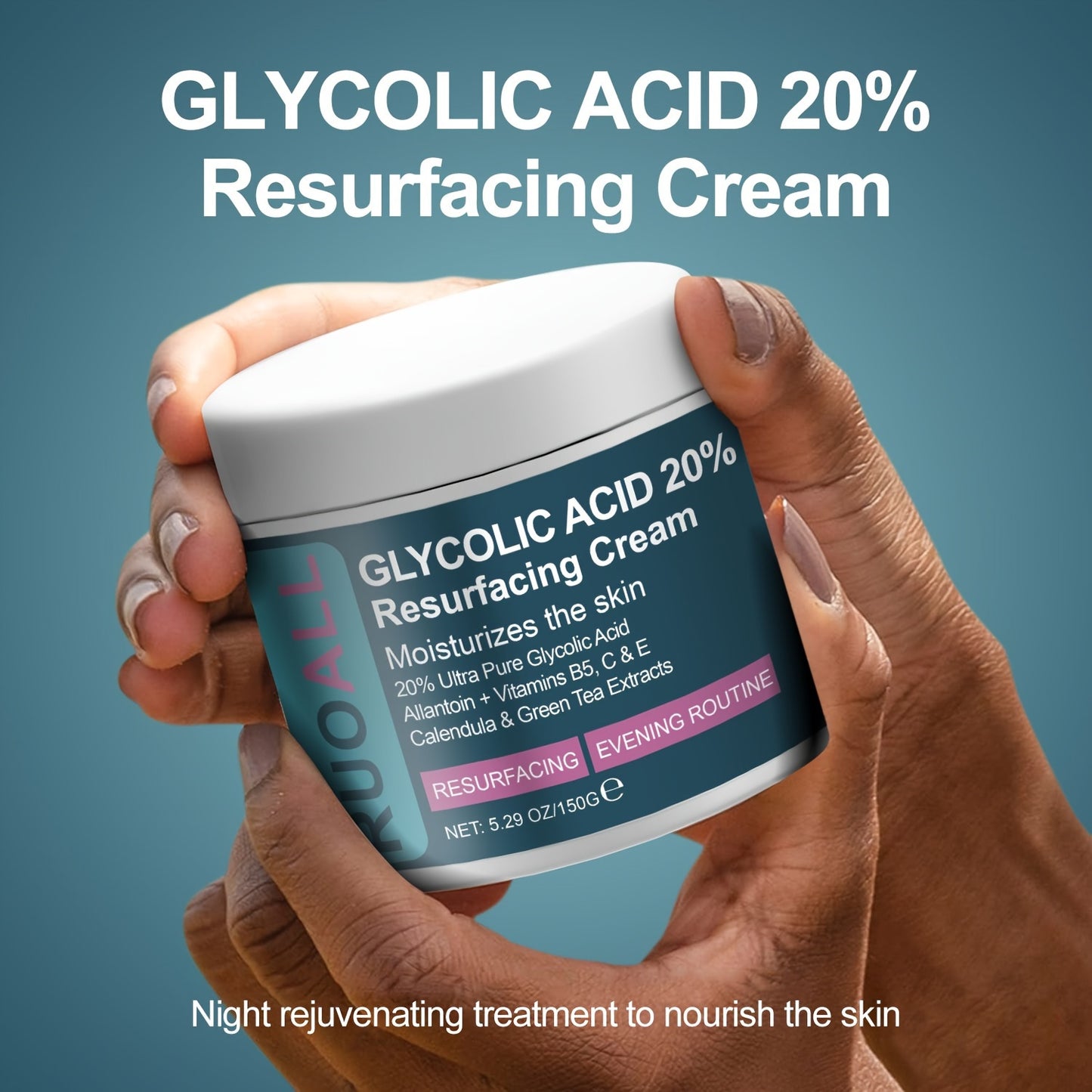 RUOALL Glycolic Acid & Collagen Facial Cream