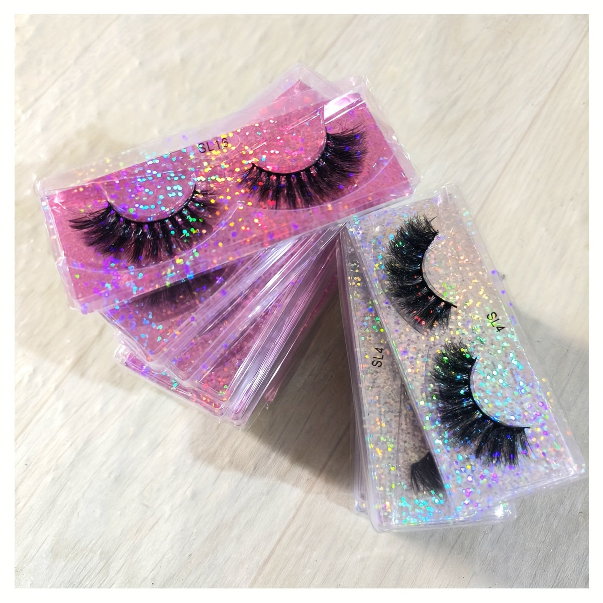 20 Pairs of Luxurious Natural False Eyelashes