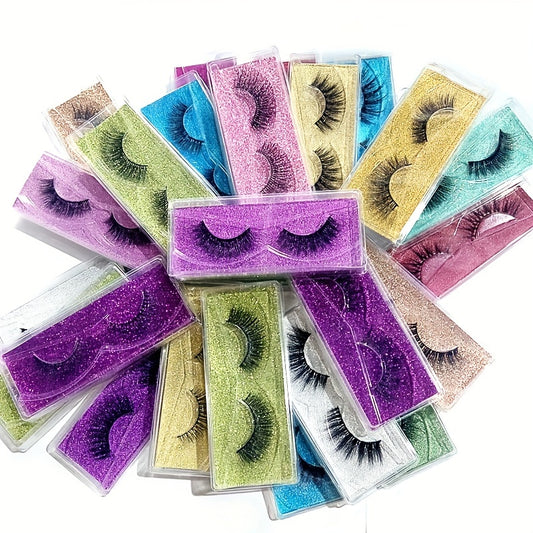 Versatile 3D Eyelash Multi-Pack: Fluffy Thick & Curling