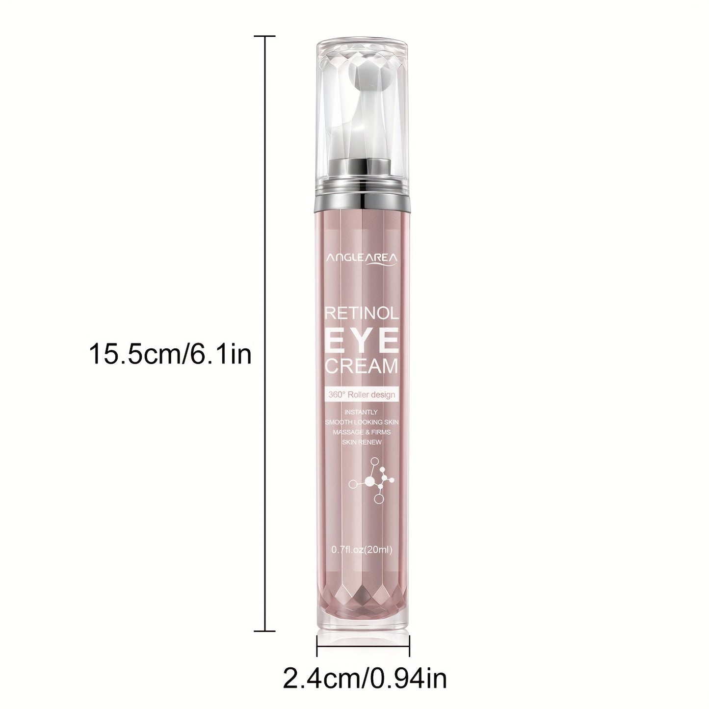 Retinol Instant Firming Eye Cream with Roller Massage