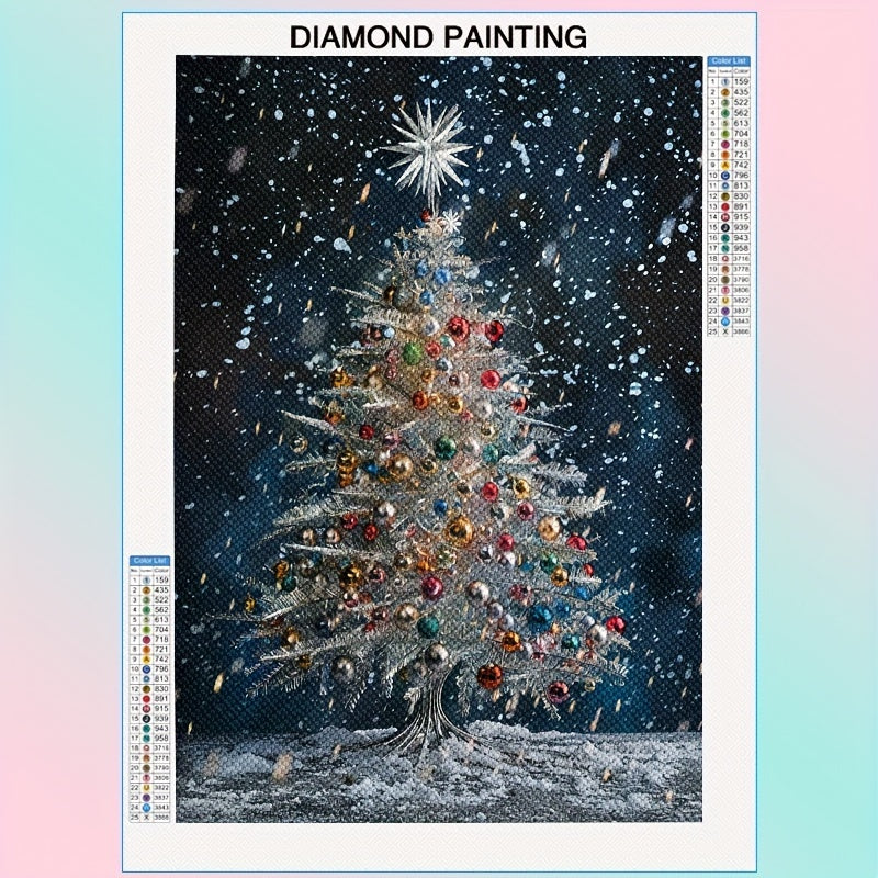 Christmas Tree Diamond Painting Kit for Adults 30x40cm