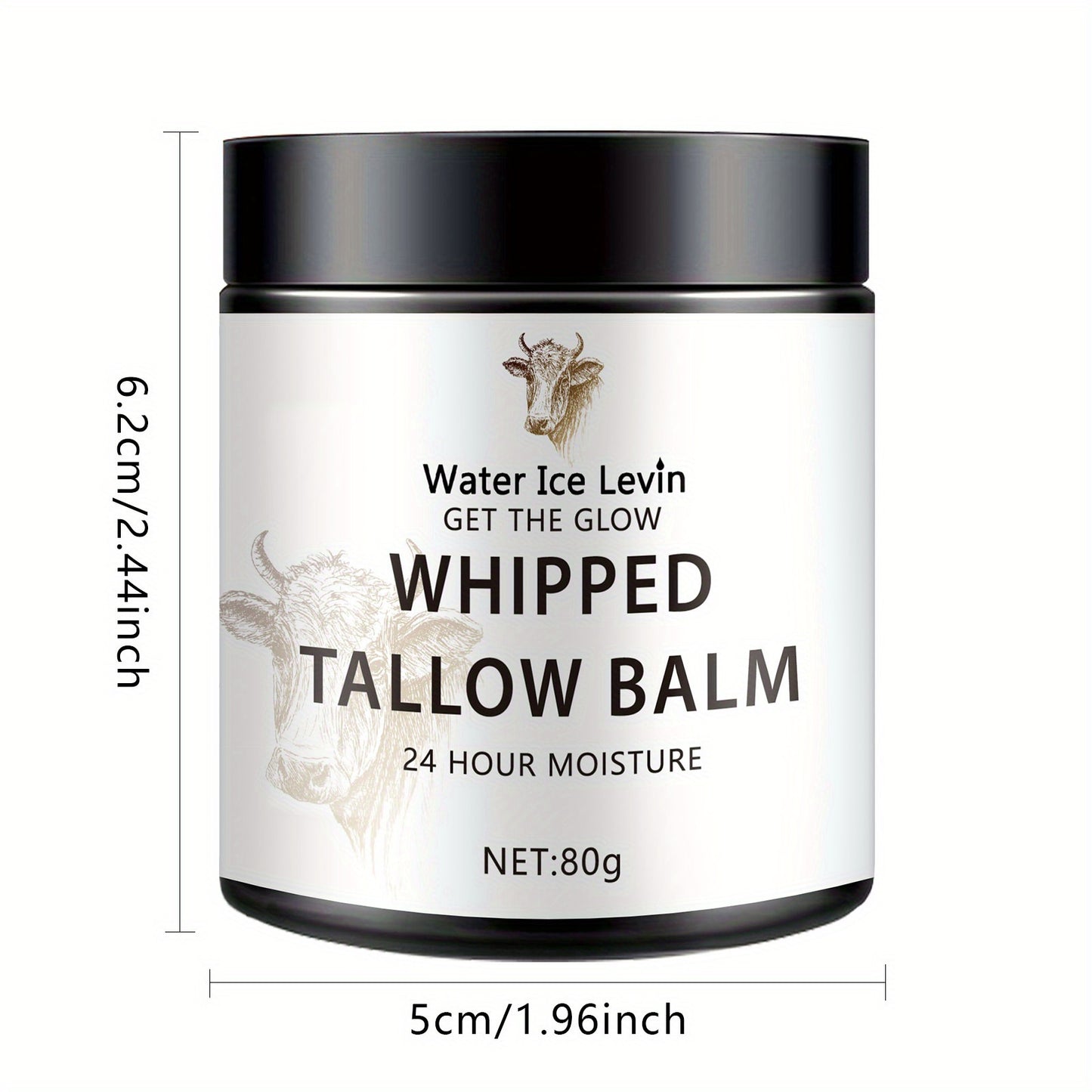 Moisture Whipped Tallow Balm with Hyaluronic Acid, Glycerin, and Hydrogenated Coconut