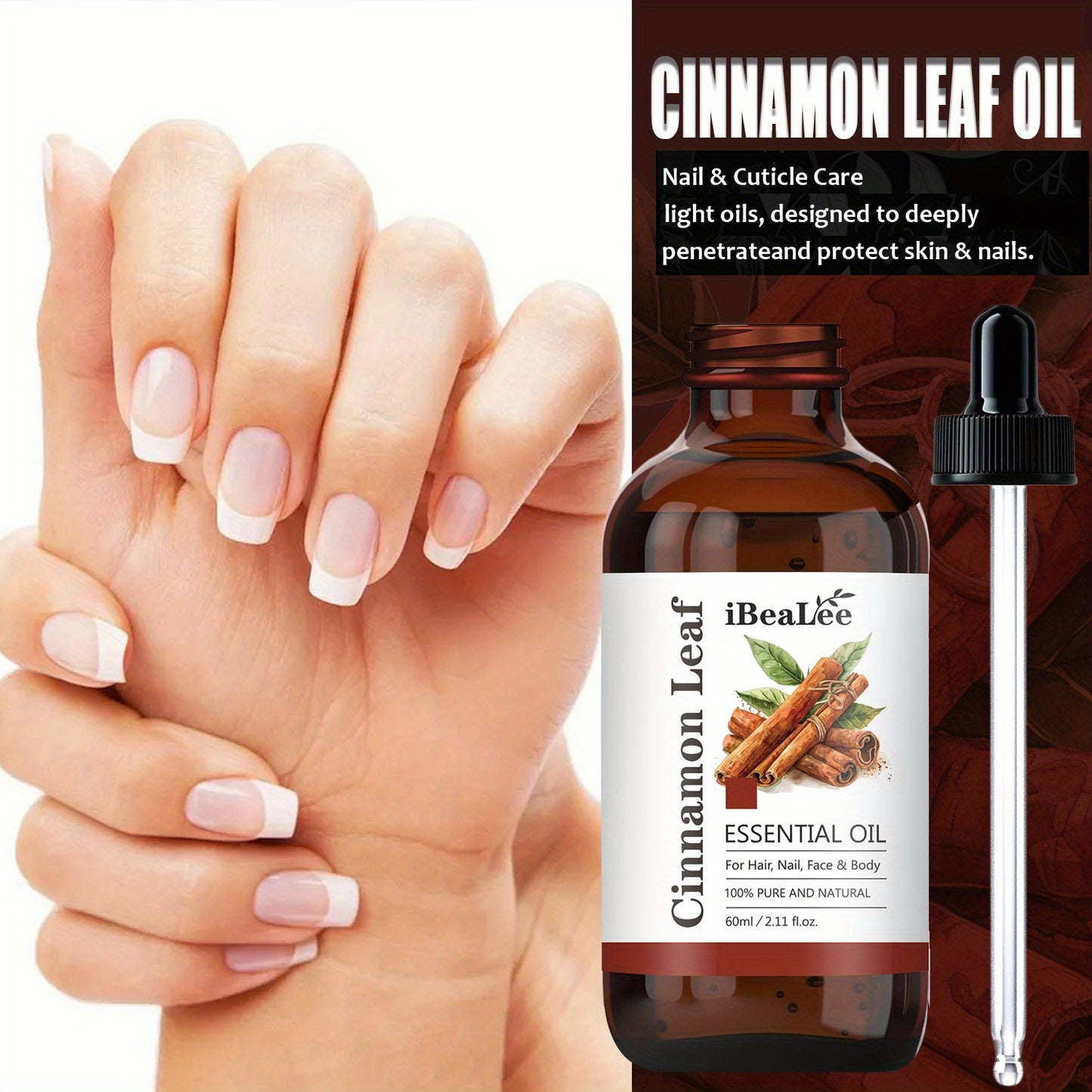 Pure Cinnamon Essential Oil, 2.11fl.oz