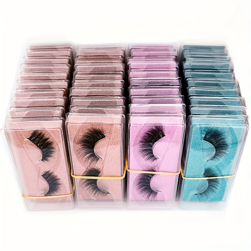 Versatile 3D Eyelash Multi-Pack: Fluffy Thick & Curling