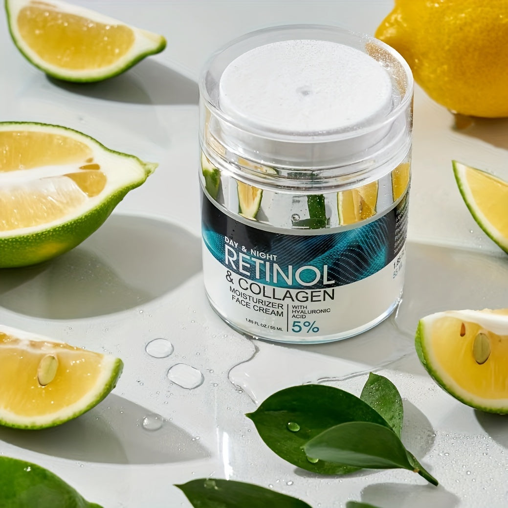 Retinol Moisturizing Cream, Face Moisturizer With Collagen, Hyaluronic Acid, Vitamin C+E