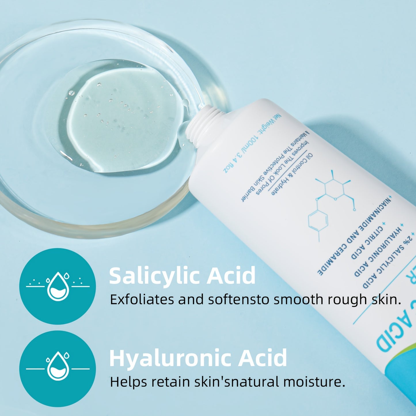 100ml Deep Cleansing Salicylic Acid Face Wash