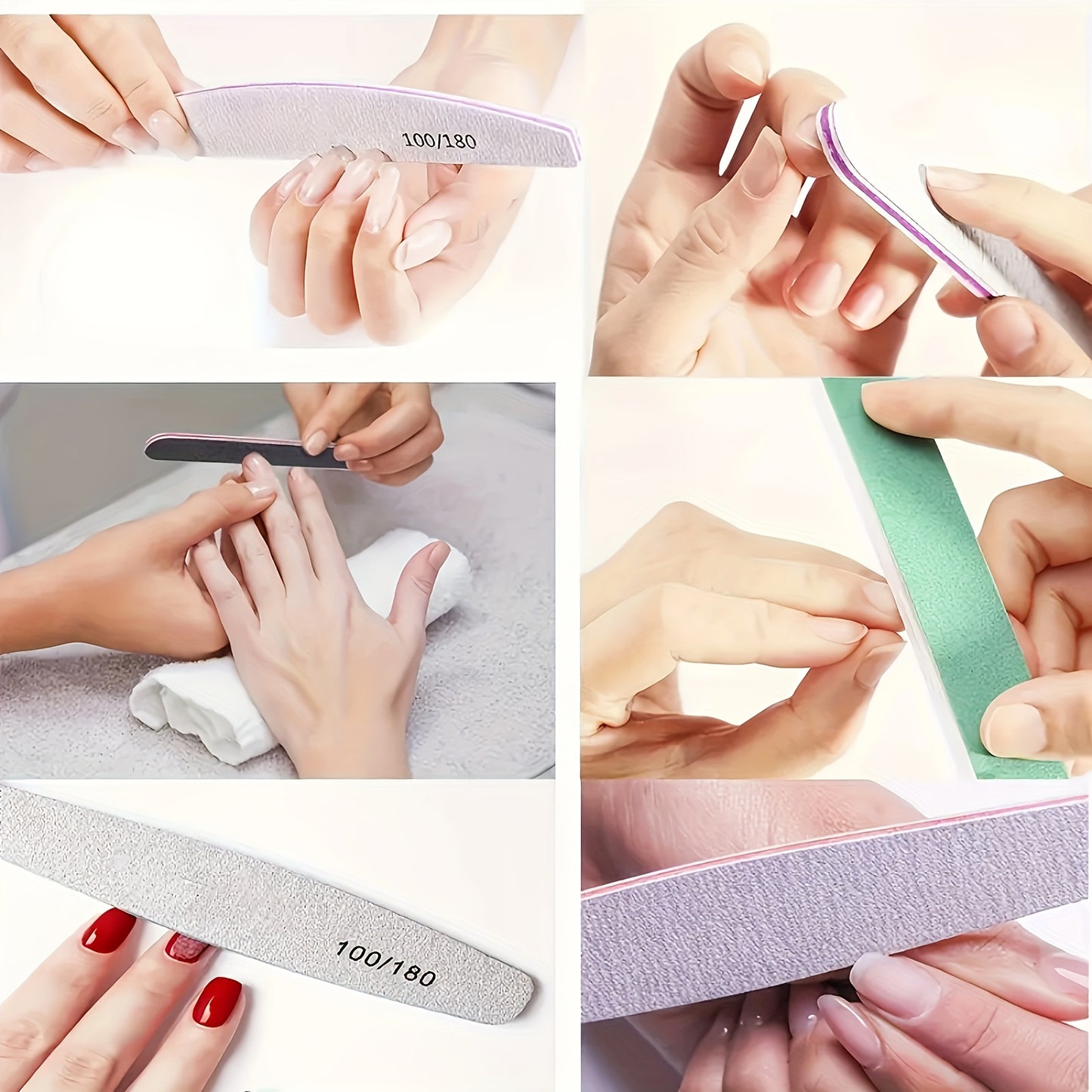 50pcs Professional Nail Files