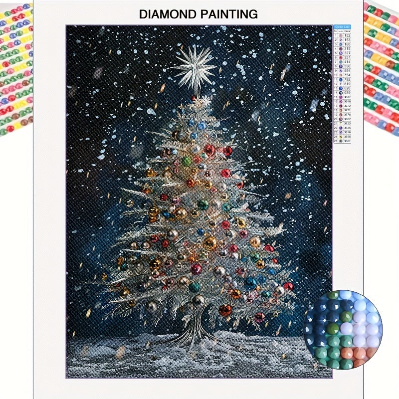 Christmas Tree Diamond Painting Kit for Adults 30x40cm