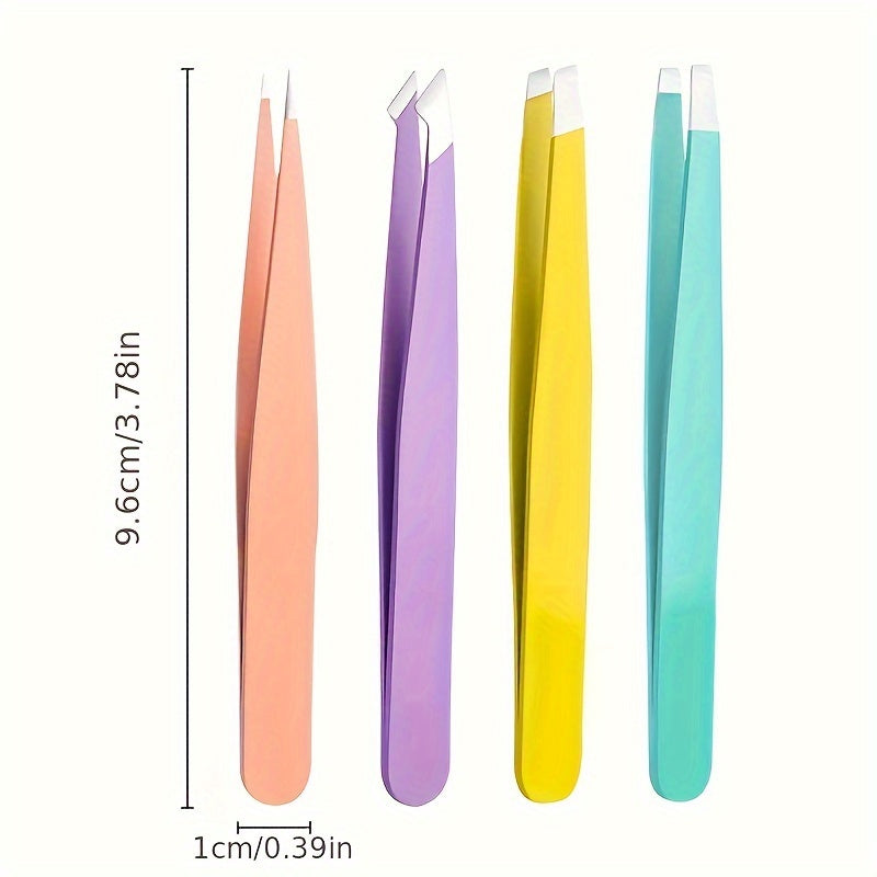 1pcs/4pcs Tweezers For Eyebrows