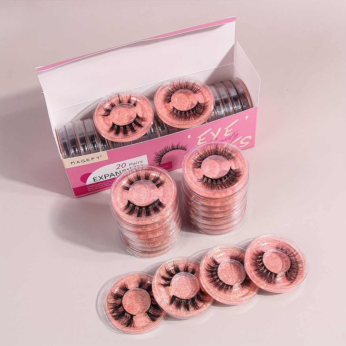 20 Pairs False Eyelashes