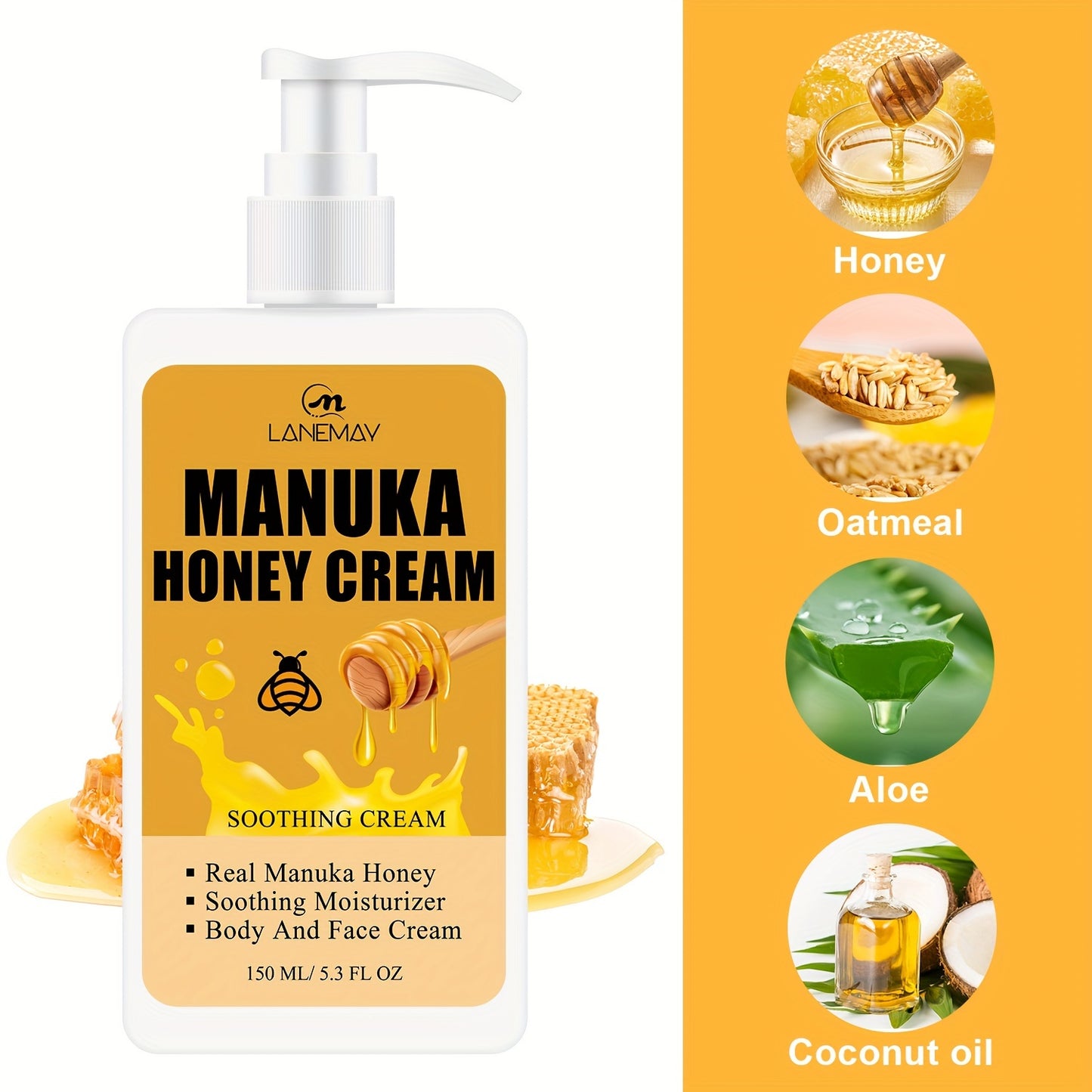 Manuka Honey Nourishing Moisturizing Cream