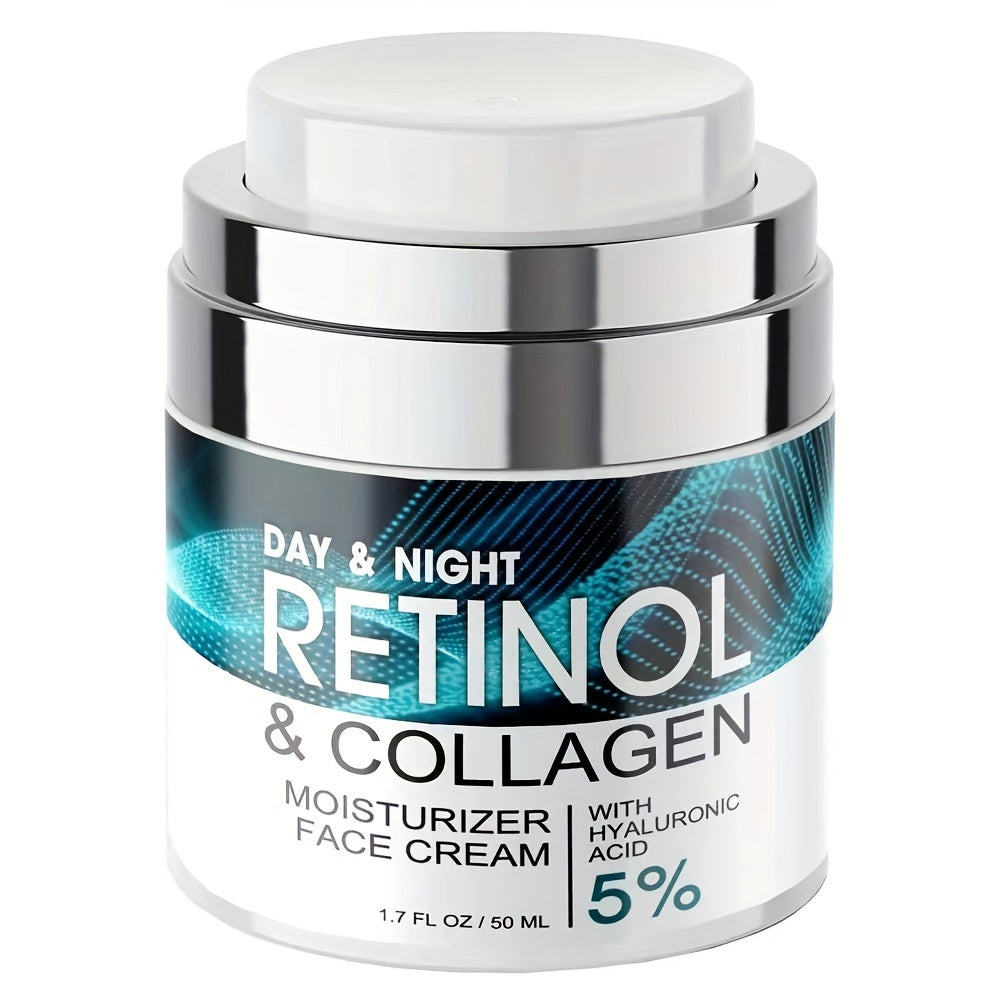 Retinol Moisturizing Cream, Face Moisturizer With Collagen, Hyaluronic Acid, Vitamin C+E