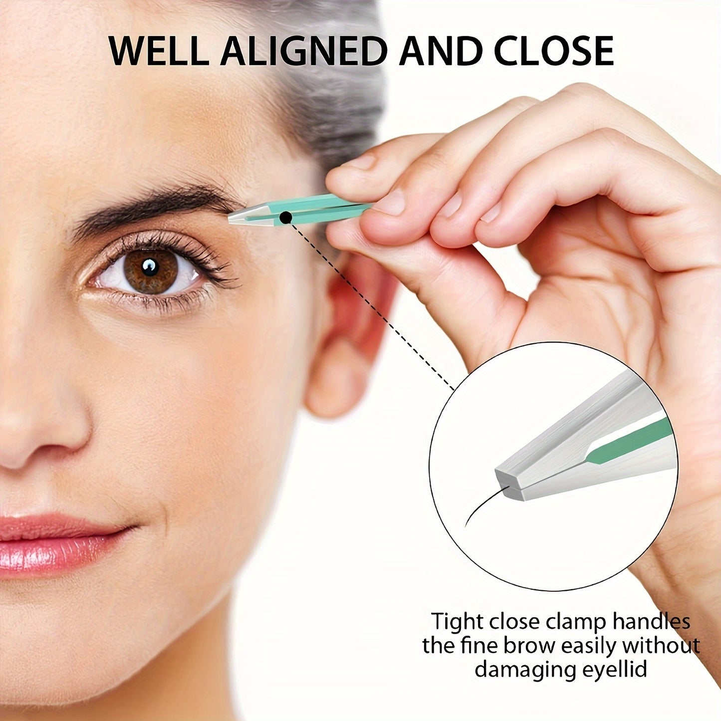 1pcs/4pcs Tweezers For Eyebrows