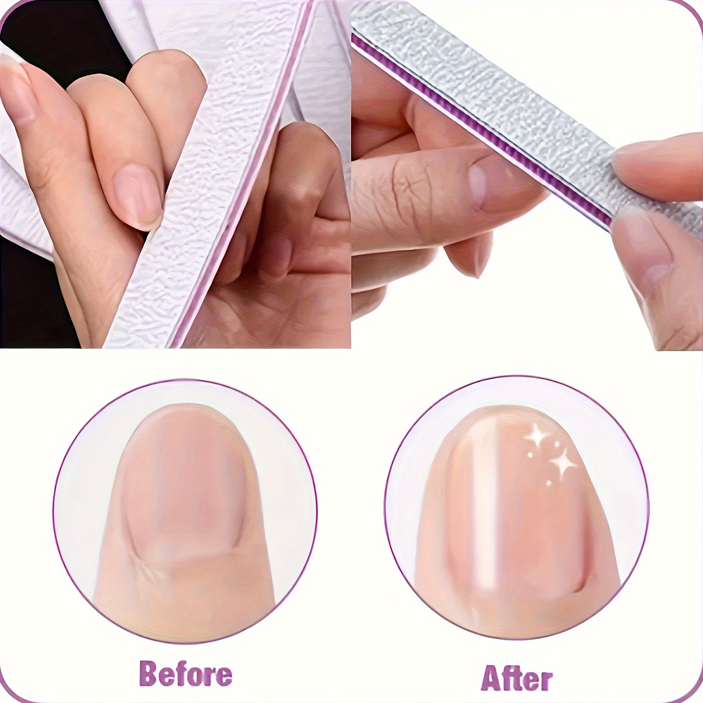 50pcs Professional Nail Files