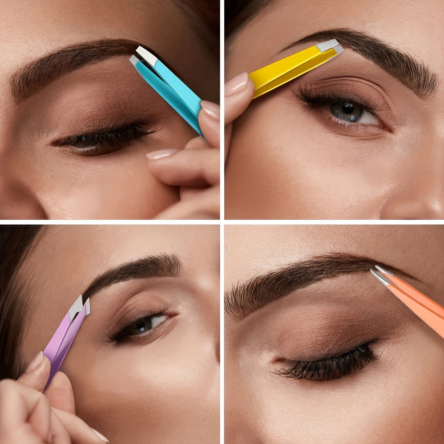 1pcs/4pcs Tweezers For Eyebrows