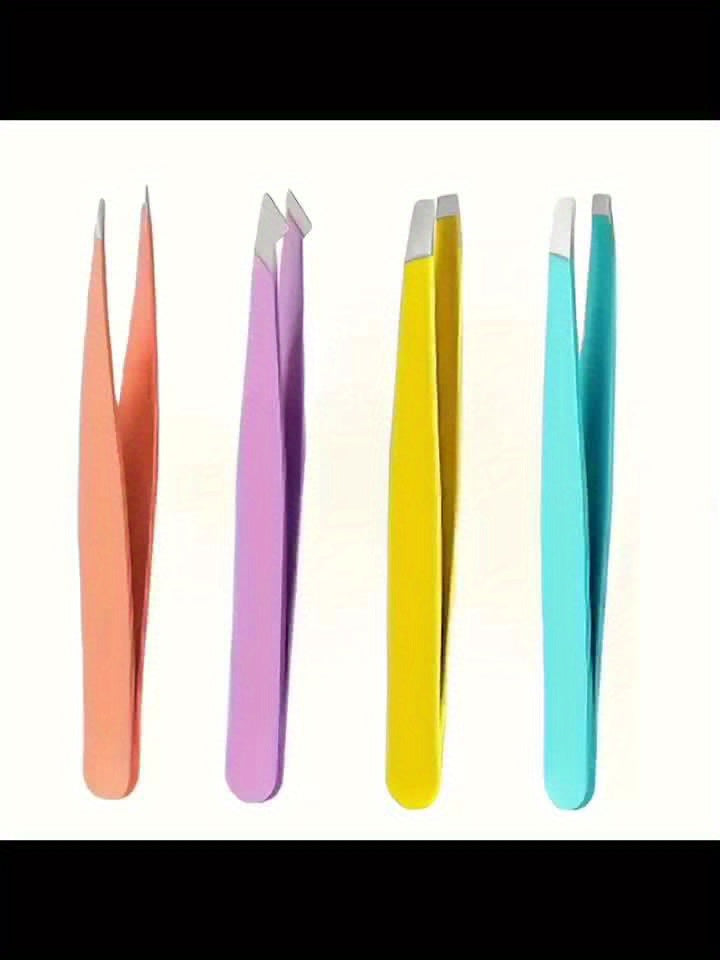 1pcs/4pcs Tweezers For Eyebrows