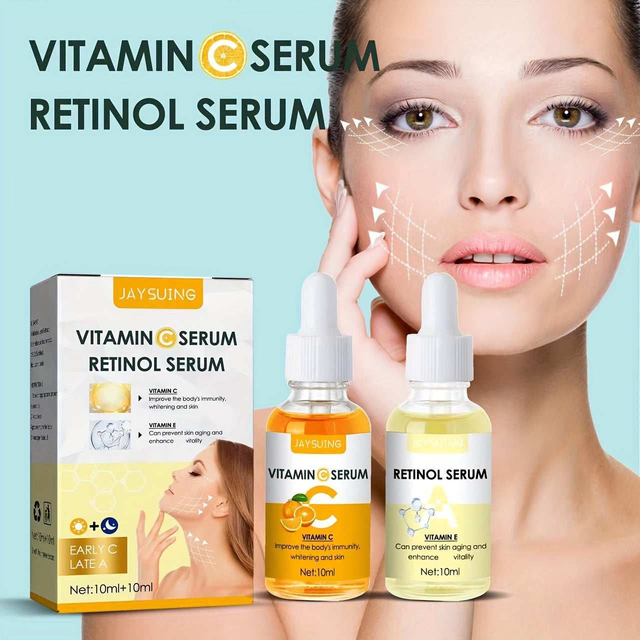 Morning C Night A Essence Combo with Retinol and Vitamin E