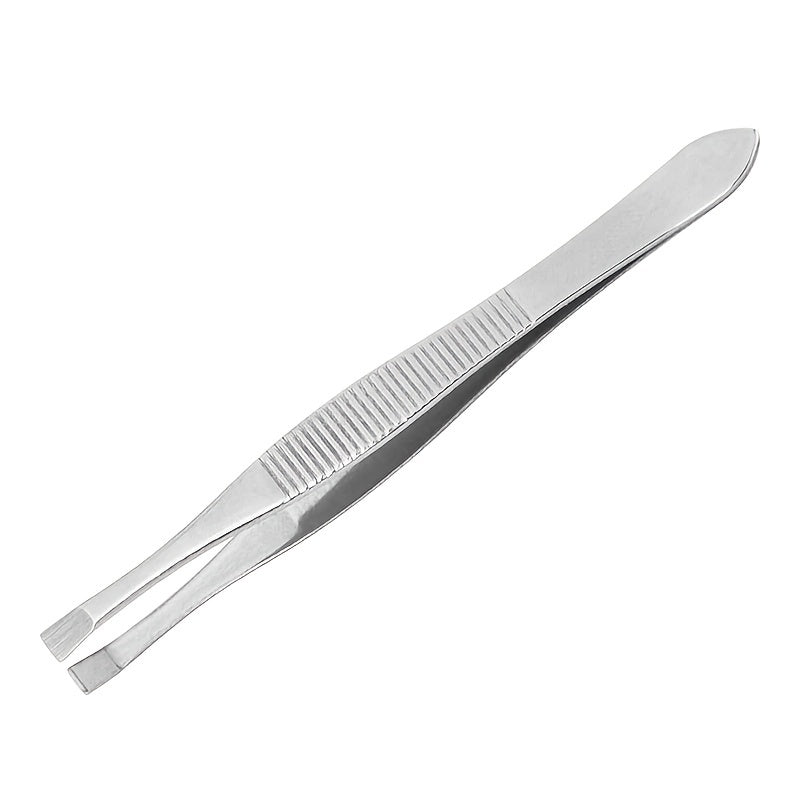 2pcs Precision Stainless Steel Eyebrow Tweezers