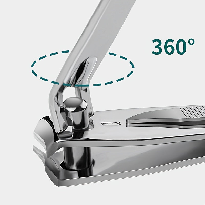 Ergonomic Heavy-Duty Nail Clippers with Nail File