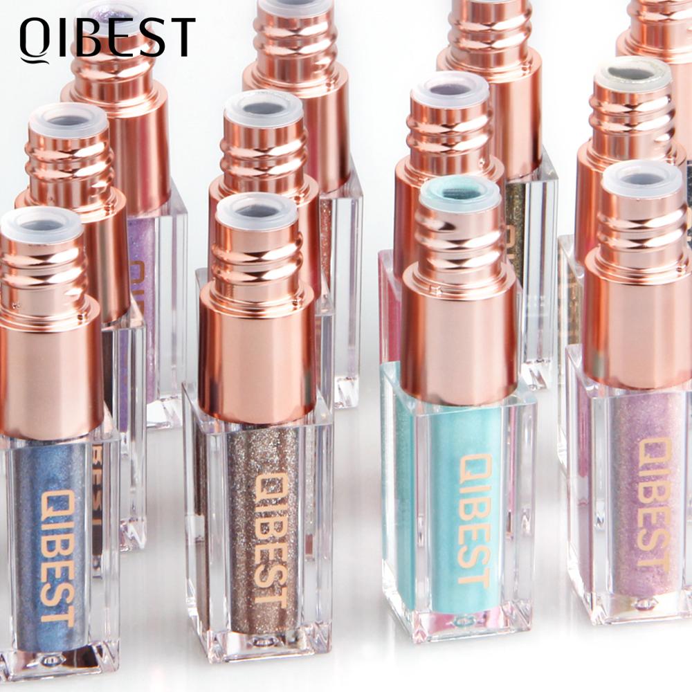 QIBEST 15 Colors Eyeshadow Stick Shining Makeup Glitter