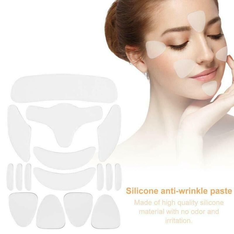 16pcs Reusable Silicone Anti Face Patches