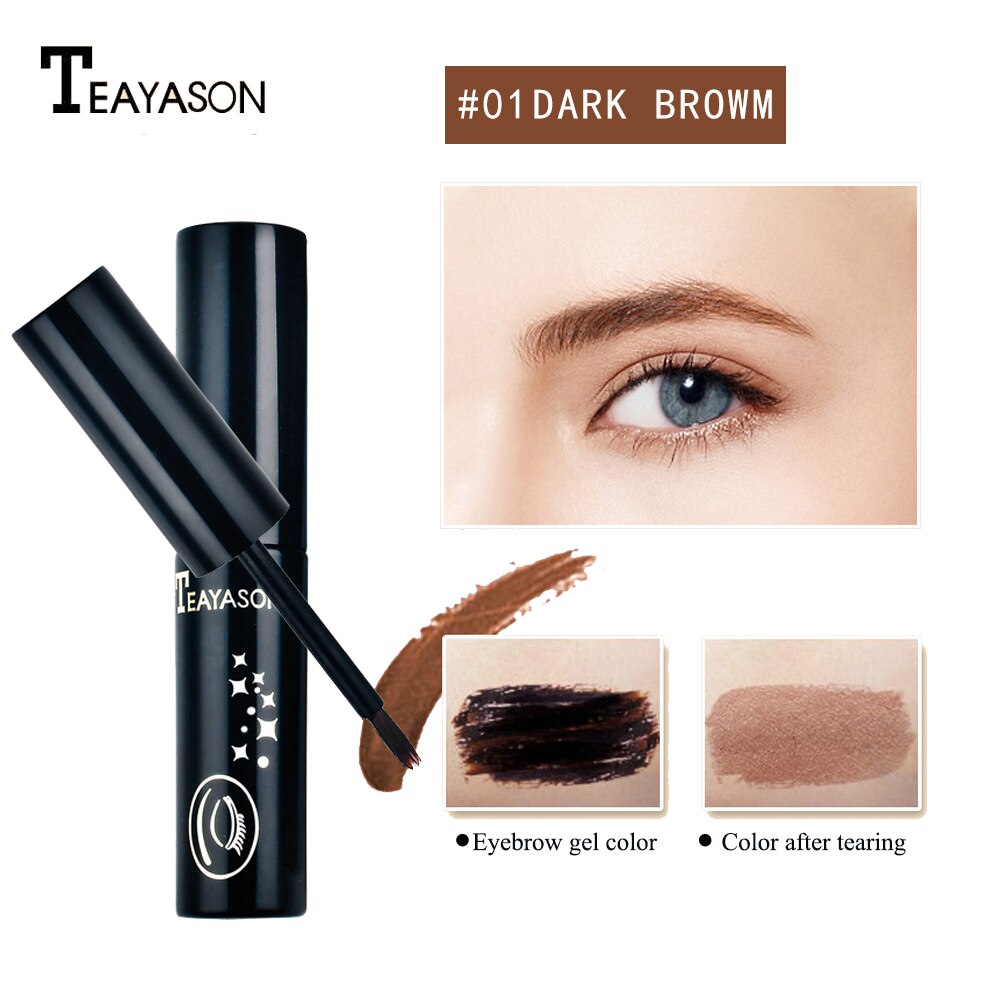 3 Color Long Lasting Peel Off Eyebrow Tint Gel Enhancer (Waterproof)