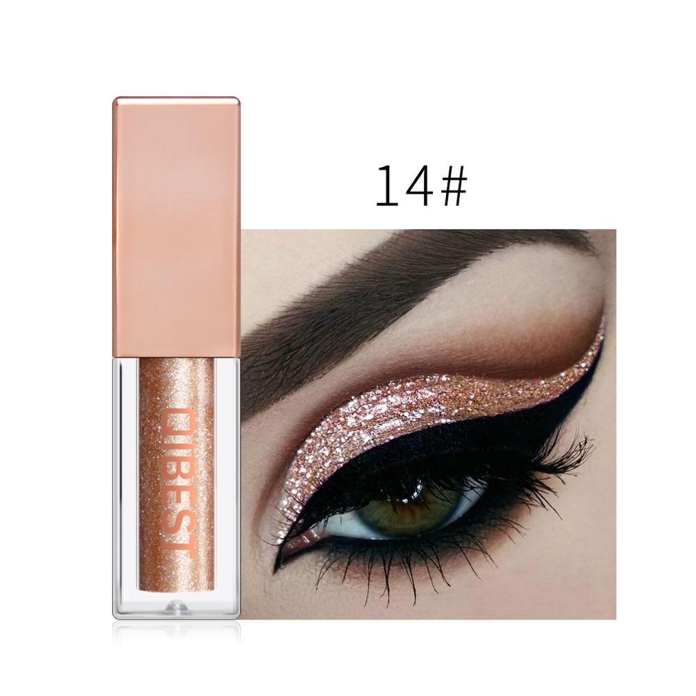 QIBEST 15 Colors Eyeshadow Stick Shining Makeup Glitter