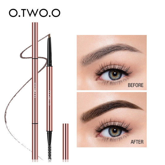 Ultra Fine Triangle Eyebrow Pencil Precise Brow Definer Waterproof