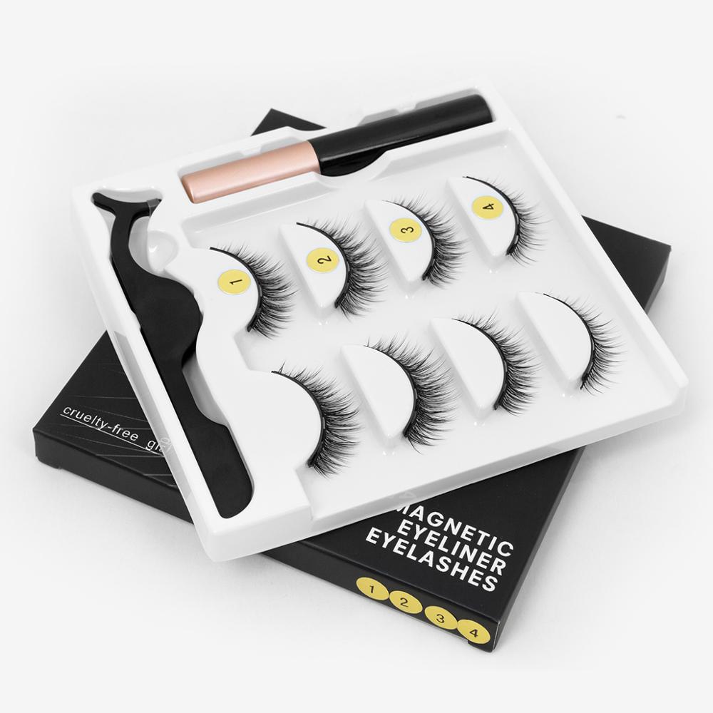 Magnetic Eyelashes with Eyeliner Waterproof