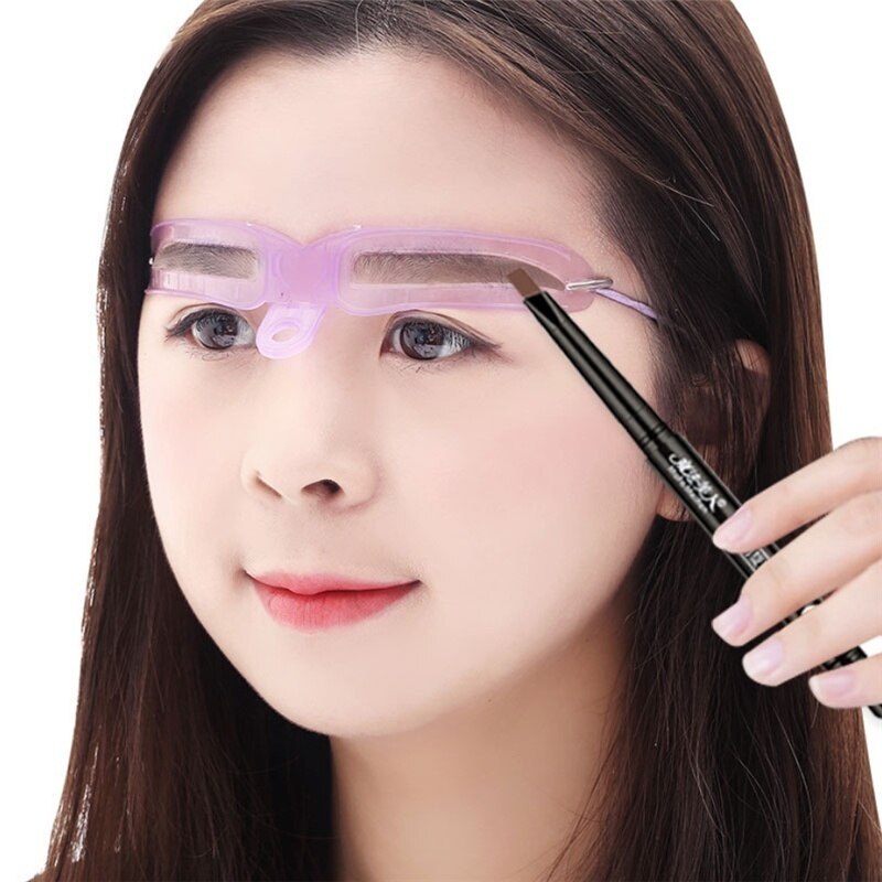 8PCS Eyebrow Shaper Makeup Template