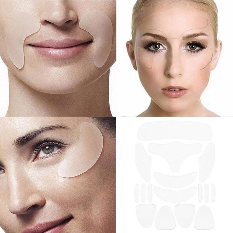 16pcs Reusable Silicone Anti Face Patches