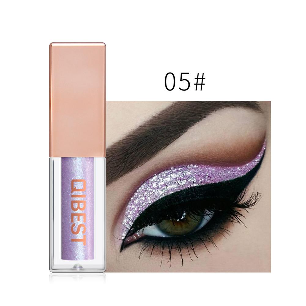 QIBEST 15 Colors Eyeshadow Stick Shining Makeup Glitter