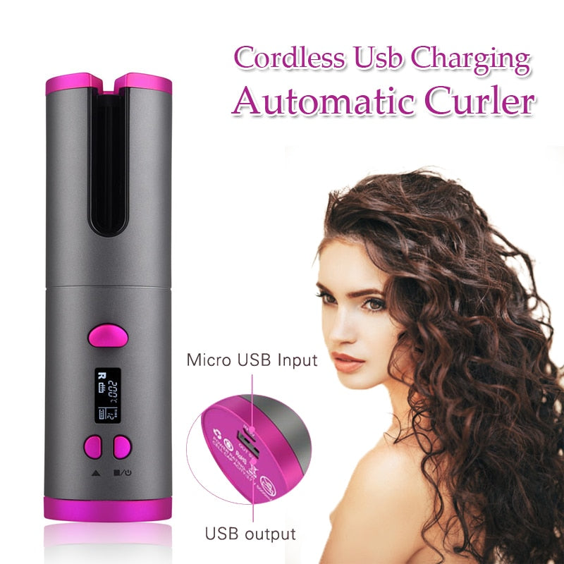 Automatic Ceramic Wireless Curler