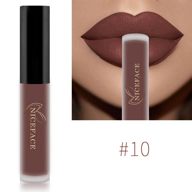 Nude Matte Liquid Lipstick Mate Waterproof