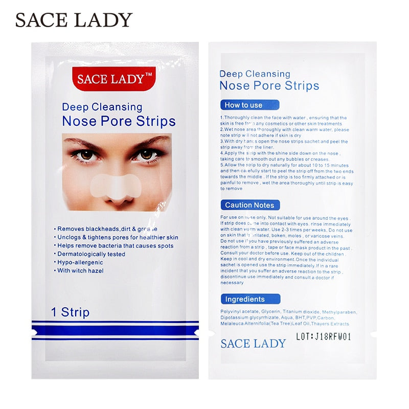 SACE LADY Nose Strips Deep Cleansing Blackhead Remover