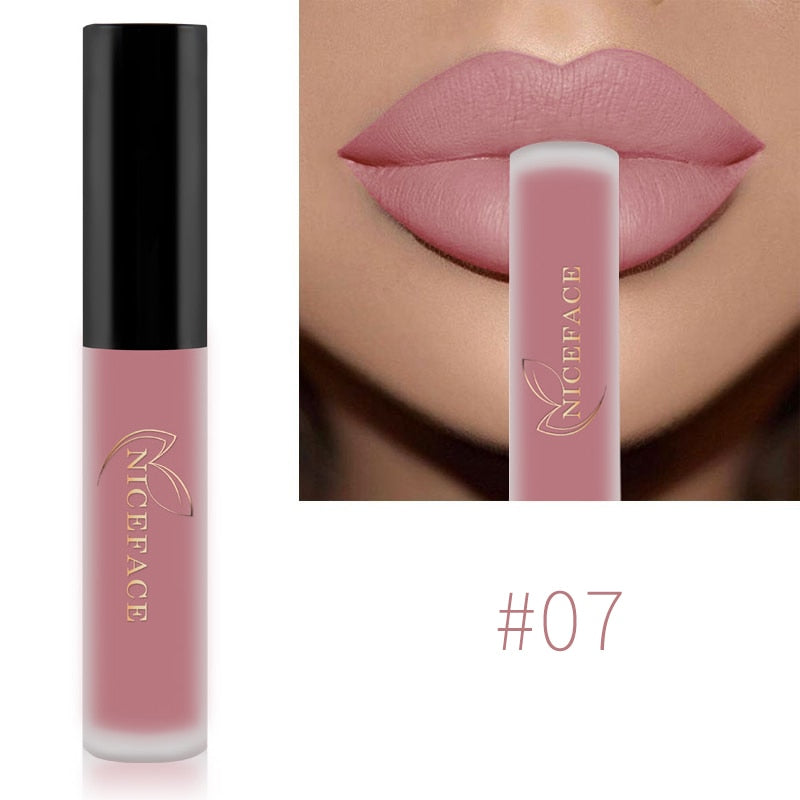 Nude Matte Liquid Lipstick Mate Waterproof