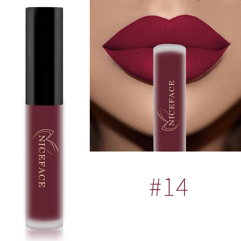 Nude Matte Liquid Lipstick Mate Waterproof