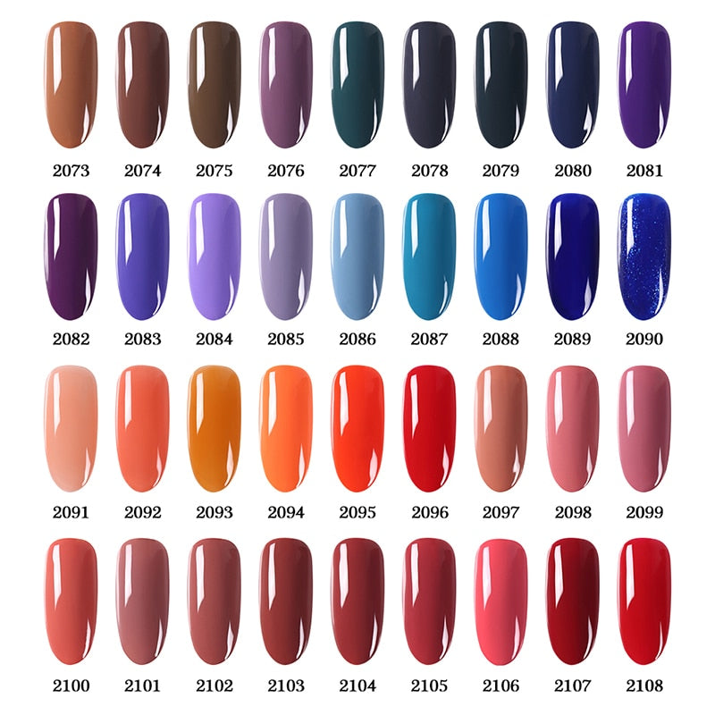 Arte Clavo 131 Colors Gel Polish Nail Gel Varnish Paint Semi Permanent Nails Art Gel Nail Polish For Manicure Top Coat Base Coat