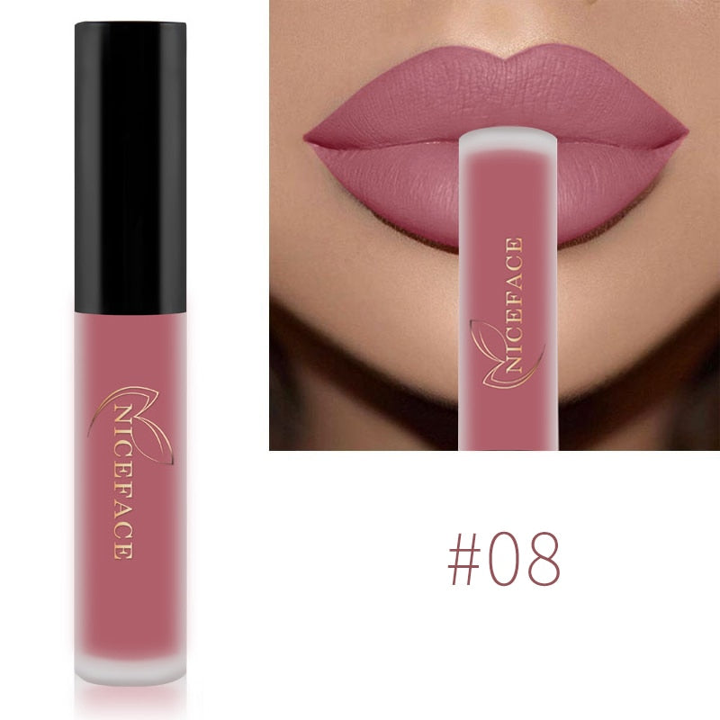 Nude Matte Liquid Lipstick Mate Waterproof