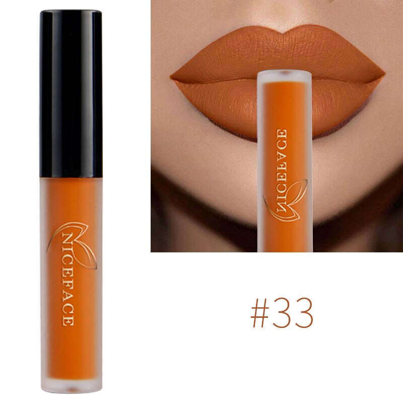 Nude Matte Liquid Lipstick Mate Waterproof