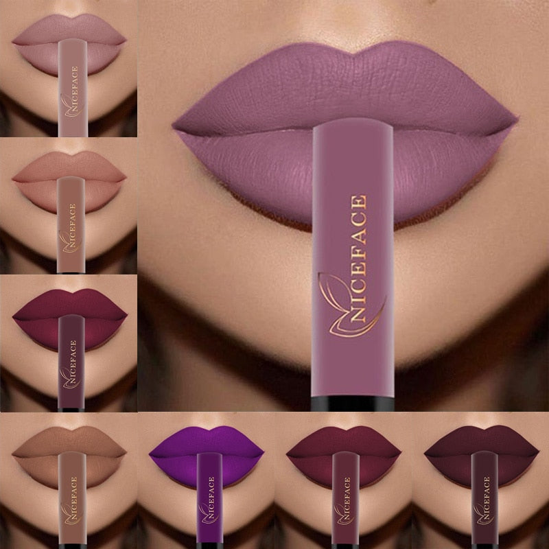 Nude Matte Liquid Lipstick Mate Waterproof