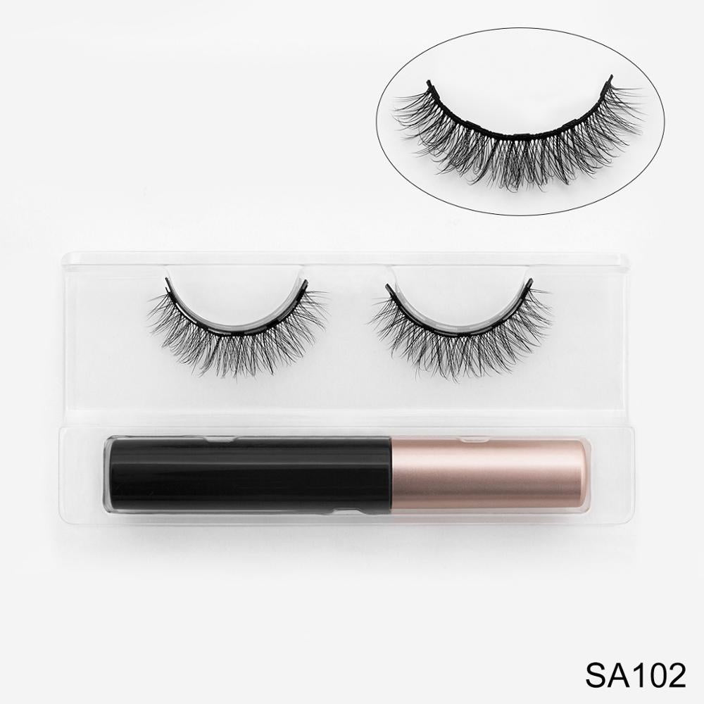 Magnetic Eyelashes with Eyeliner Waterproof